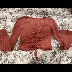 Flirty long sleeve top